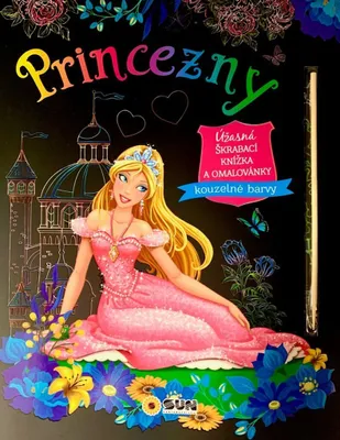 Obrázek produktu pro Princezny - úžasná knížka a omalovánky
