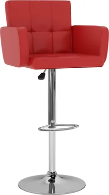 Produktbild von vidaXL Barhocker 2 Stk. Rot Kunstleder