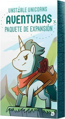 Immagine prodotto di Asmodee Unstable Unicorns Aventuras Gioco da Tavolo Spagnolo Multicolore Multicolore Taglia Unica