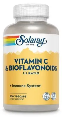 Immagine prodotto di Vitamina C 500 mg m.Bioflavonoidi 1:1 Solaray Kps. 250 St