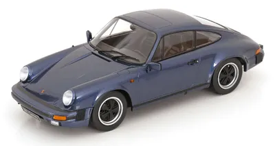 Produktbild von KK Scale 180664 Porsche 911 Carrera Coupe 1983 dunkelblau metallic 1:18