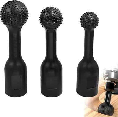 Produktbild von 3-teiliges Kugel-Fräsaufsatz Set für Winkelschleifer, Kugelraspel Kohlenstoffstahl, Holzschnitzen, Schleifen & Polieren