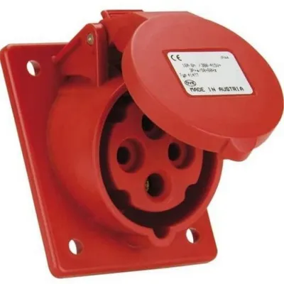 Immagine prodotto di SIROX® CEE-Connettore di alimentazione, modello IP 44, 4 poli, 400 V, 6 ore, con angolo, corrente nominale 16 A