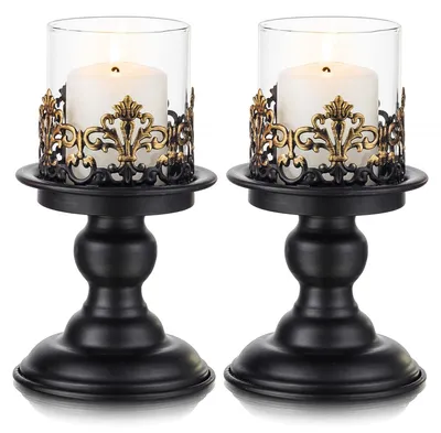 Imagen del producto de Elzusha - Juego de 2 candelabros s para uso en mesa