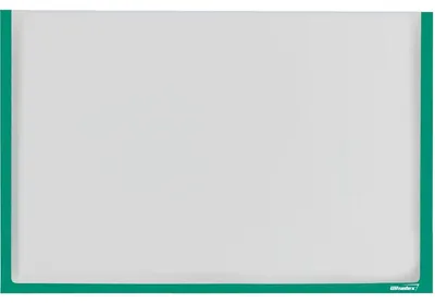 Produktbild von Infotasche für DIN A3 hoch/quer selbstklebend VE=1 Stück grün