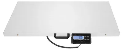Produktbild von Digitale Tierwaage - Veterinärwaage - 0,4–300 kg Tragkraft - Genauigkeit ±10 g - LCD Display - Edelstahlplattform - 110–240 V EU-Stecker - Silber