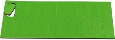 Produktbild von Magnetische Symbole Rechteck 19x9mm VE=20 Stück hellgrün