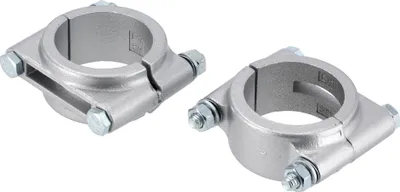 Obrázek produktu pro Sada: Svorky pro blatníky, matné stríbrné - Simson S50, S51, S70, SR50, SR80