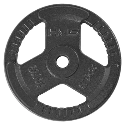 Image de HAMMERTONE - Disque de musculation anthracite, 10 kg, modèle HMS THM10