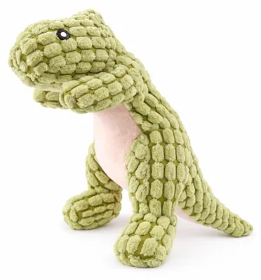 Produktbild von TITANEX™ Unzerstörbares Stofftier Hundespielzeug - für große & kleine Hunde!: T-Rex-Grün