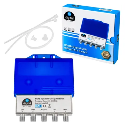 Produktbild von HB-DIGITAL HQ UHD DiSEqC Schalter 4/1 Switch