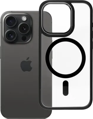 Produktbild von ROAR case MAG BUMPER kompatibel mit MagSafe passend für IPHONE 15 Pro black
