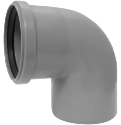 Imagen del producto de Codo de conexión de Ø125 "BAMPLAST PP-TECH", 87°