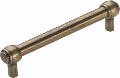 Obrázok produktu pre Zábradlie RE23, starožitná patinovaná mosadz, 128 mm