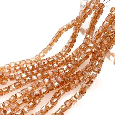 Productafbeelding van Allecto - Facetglas Kralen - Sieraden Maken - Creatief Knutselen - 2mm - 190 Stuks - Geschikt voor Diverse Projecten - Kleurrijk Assortiment
