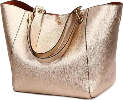 Produktbild von Pahajim Damen Handtasche Kunstleder Groß Tote Schultertasche Schwarz
