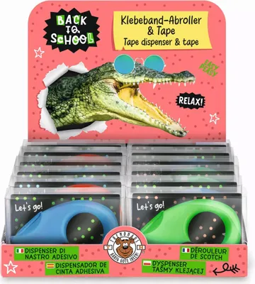 Image de Distributeur de ruban adhésif transparent, 1 pièce (assortiment) - TRENDHAUS