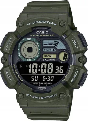 Produktbild von Casio WS-1500H-3BVEF Herrenuhr Timeless collection 50mm 10ATM