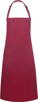 Produktbild von Karlowsky Latzschürze BASIC mit Schnalle 75 x 90 cm unisex Polyester/Baumwollmix Bordeaux