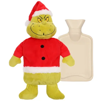 Obrázek produktu pro Grinch Láhev na horkou vodu s měkkým krytem, ​​přírodní kaučuk, 1l