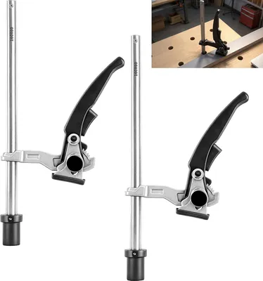 Produktbild von Klammerhalter 20 mm, 2er Set, Spannbereich 160 mm, Stahl, für Werkbank