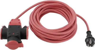 Produktbild von Sygonix SY-5806890 Strom Verlängerungskabel 16 A Rot 10.00 m H07RN-F 3G 1,5 mm² witterungsbeständig