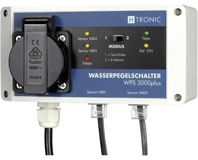 Wasserschalter WPS 3000 Plus, 2 Sensoren, 230 V, 3000 W