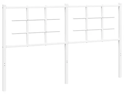 Produktbild von vidaXL Ersatz-Kopfteil Metall Weiß 160 cm