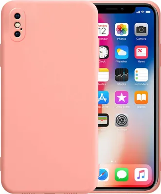 Produktbild von Apple iPhone X / XS Round Edge TPU Case Rosa