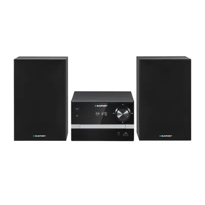 Zdjęcie produktu dla Mikro system stereo Blaupunkt Bluetooth Radio FM Moc 20 W RMS Zegar z funkcją budzika CD/MP3/USB/AUX MS9BT