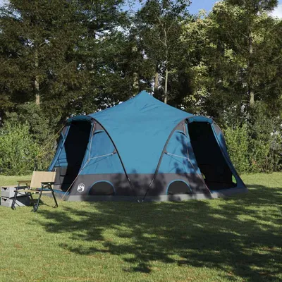 Produktbild von "Schlussverkauf" Kuppelzelt 1 PC - Campingzelte UV-beständige - mit Dach - mit Speicher Blau 505x450x248 cm C15394