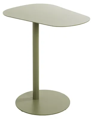 Beistelltisch Rietgrün Metall, B 53 x H 60 x T 38 cm