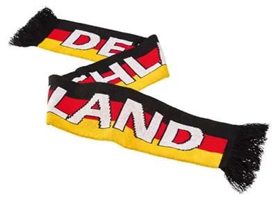 Produktbild von Amscan - Deutschland - Fanschal (145x15,5cm) Schal Europameisterschaft Weltmeisterschaft Fans