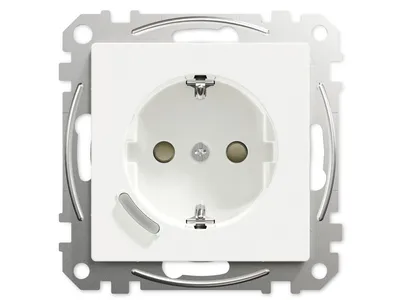 Produktbild von MERTEN Smart Home Wiser Schutzkontakt-Steckdose MEG2380-0319, 16 A