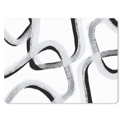 Produktbild von MuchoWow® Mauspad Mousepad Linie - Minimalismus - Gestaltung 23x19 cm - Mousepads - Maus Mat - Pad - Mausunterlage - Schreibtischunterlage - Mauspad