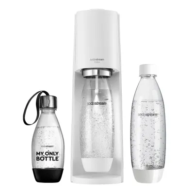 Produktbild von SodaStream Wassersprudler Terra Vorteilspack inkl. 3 Flaschen und Quick Connect Zylinder, Weiß