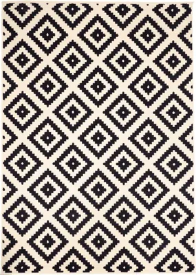 Image de Tapis tissé pour le salon et la chambre à coucher à motifs géométriques ORMA