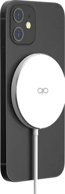Obrázok produktu pre Force Power, bezdrôtová nabíjačka kompatibilná s Magsafe 15 W, strieborná