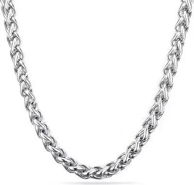 Immagine prodotto di Collana da Uomo Scott in Acciaio Inossidabile - Argento 60cm KP22872