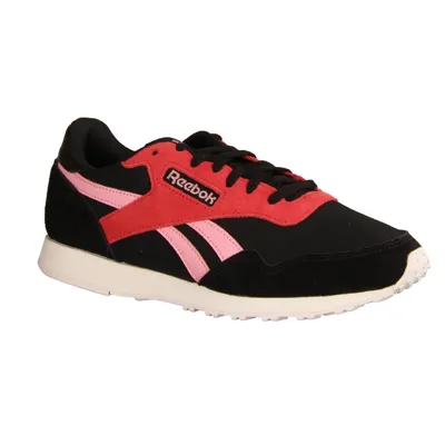 Image de Reebok Royal Ultra DV9525 Chaussure de loisirs, femme, noir/rose, mélange de matériaux, NOUVEAU - Chaussures pour enfants ados filles Gr. 25 - 42, noir, textile/cuir (velours)