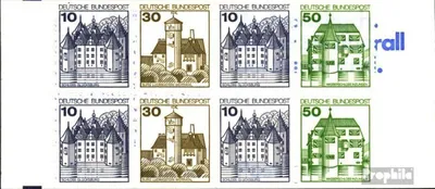 Produktbild von Briefmarken BRD (BR.Deutschland) 1980 Mi MH22ak (kompl.Ausg.) postfrisch Burgen und Schlösser