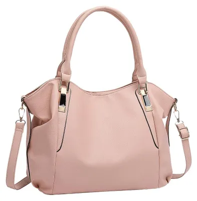 Immagine prodotto di Borsa a mano da donna, grande, modello shopper, borsa a tracolla, in ecopelle morbida