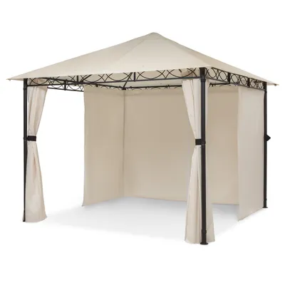 Obrázok produktu pre Blumfeldt Mondo, pergola, párty stan, 2,95 x 2,6 x 2,95 m, 4 panely, béžový