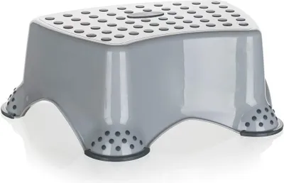Obrázok produktu pre Stolička taburet protišmyková 41x29x14cm 80kg KEEEPER sivá