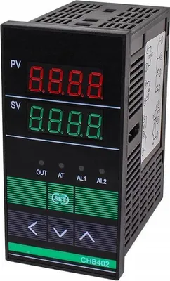 Imagen del producto de Controlador de Temperatura PID CHB402 – Digital 48x96 mm | 0–400°C Termopar K | 230V AC | Salida SSR y Relé