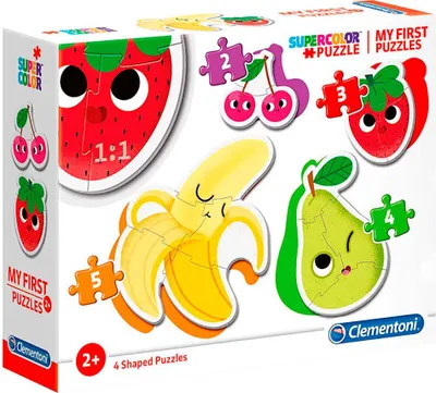 Produktbild von Clementoni My First Puzzles, 3 Stück(e), Speisen und Getränke, 2 Jahr(e)