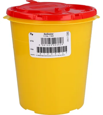 Zdjęcie produktu dla Wiadro z kanistrem 1,5 l żółte, 1 szt