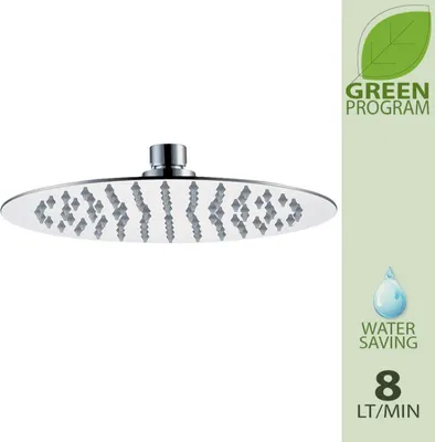 Produktbild von Regendusche Rain Design-Duschbrause Anti-kalk Kopfbrause rund 25cm chrom