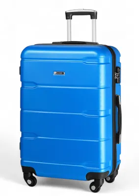 Produktbild von ALEOS. Hartschalen Koffer XL 45x28x66cm Reisekoffer, Hartschalen Trolley, Blau, leicht, Hartschale, robust, 100% ABS+PC, TSA Schloss, leichtgängige 4 Rollen