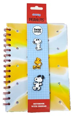 Zdjęcie produktu dla Notesik "Peanuts" z motywem Snoopy'ego i Woodstocka, format A5, w linie